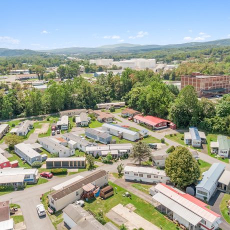 Aerial view of Eldorado Court